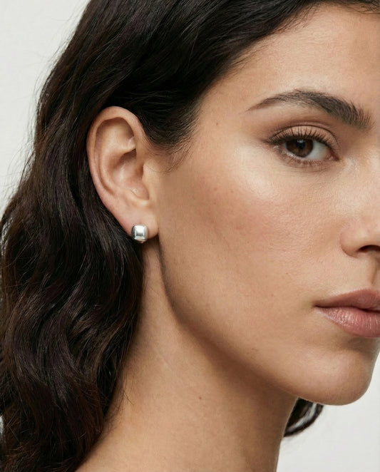 Aurelia Huggie Earrings - 925 Sterling Silver