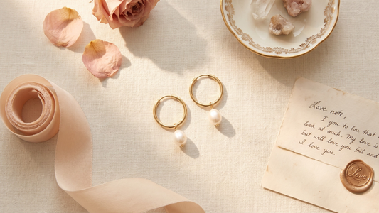 Pearl earrings Valentine's Day — earrings as a meaningful valentines day gift