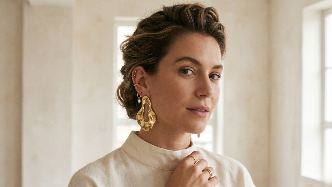 Asymmetric earrings guide 2026 — how to wear mismatched earrings with intention by Clarabelle