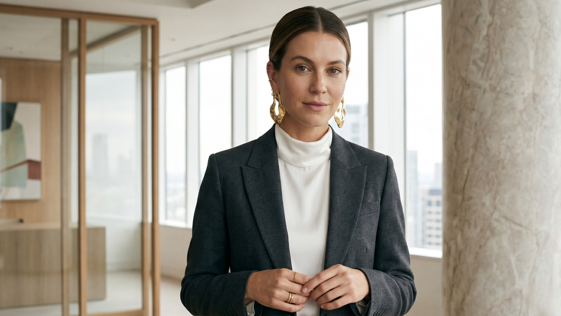 Statement earrings for work — bold without crossing the line guide by Clarabelle