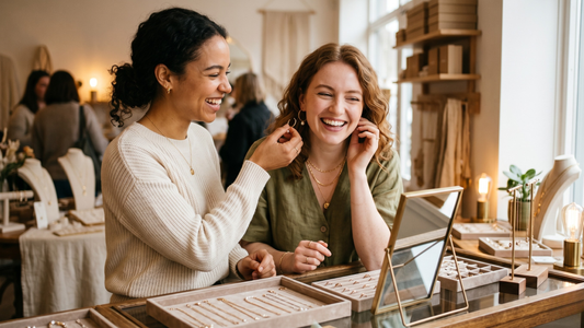 The jewellery women buy together — shopping as a shared ritual friendship guide by Clarabelle