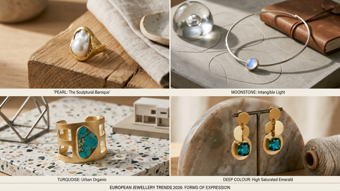 Most popular gemstones in European jewellery 2026 — complete trend guide by Clarabelle