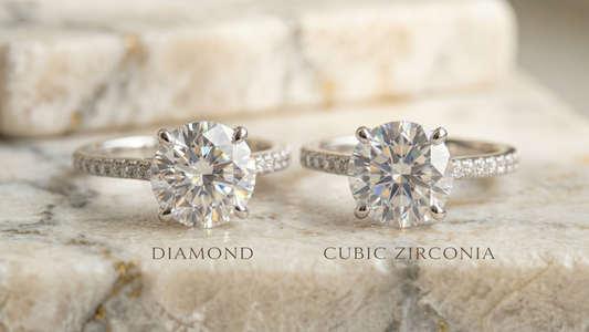 Cubic zirconia vs diamond honest comparison — differences explained by Clarabelle
