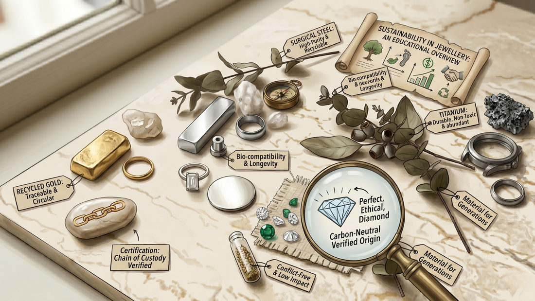 The most sustainable jewellery materials in 2026 complete guide by Clarabelle