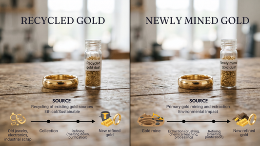 Recycled vs new gold what the difference actually means by Clarabelle