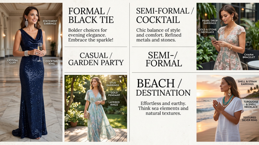 How to Match Jewellery to Wedding Dress Code