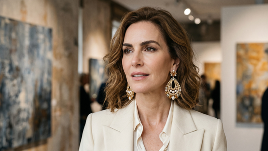 Earrings for long oblong faces across all categories by Clarabelle