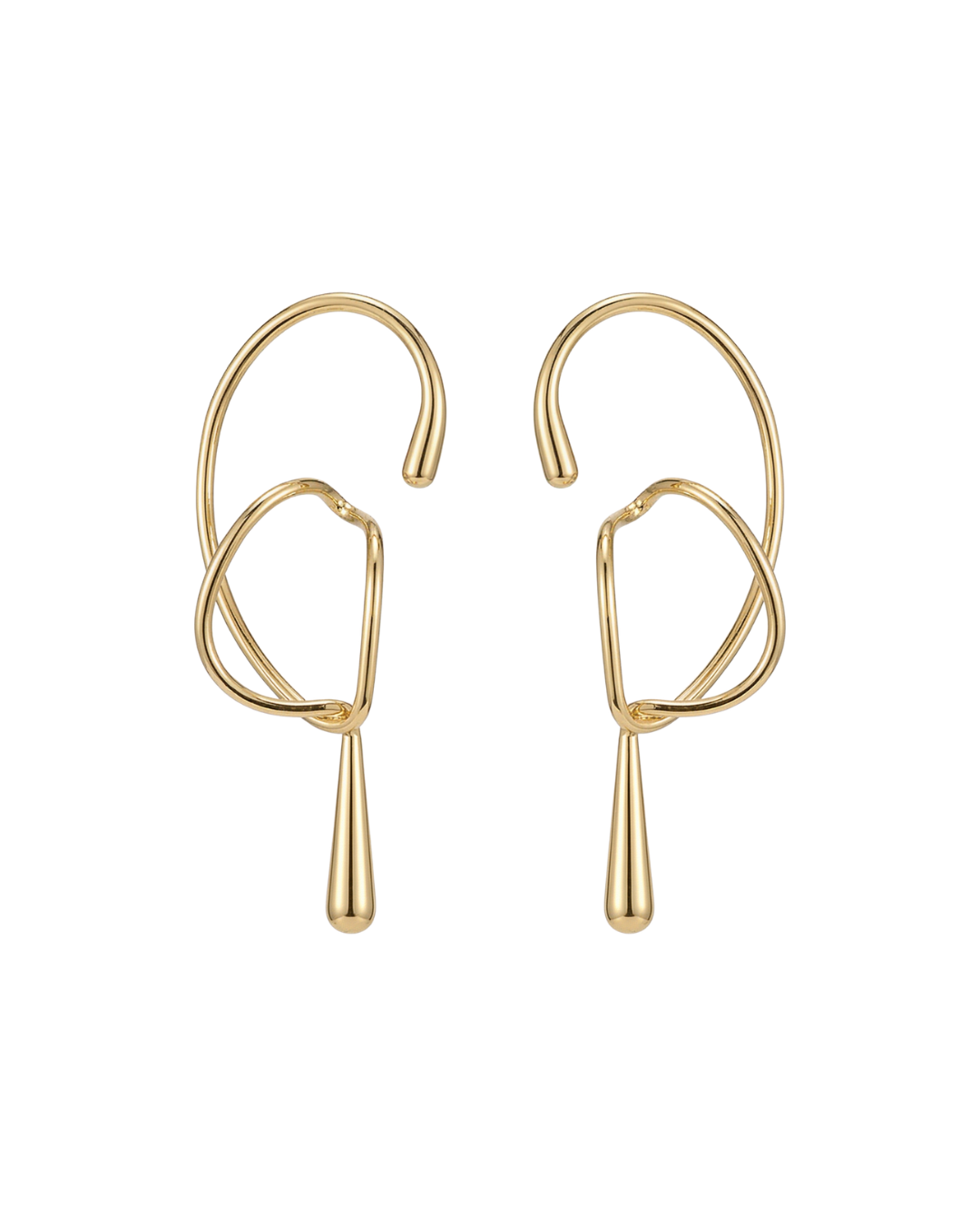 Arles Ear Cuff by Clarabelle — gold ear cuff no piercing required adjustab
