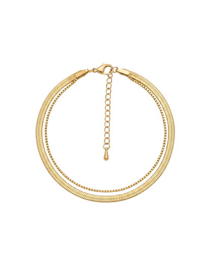 Cleo Anklet - 18K Gold