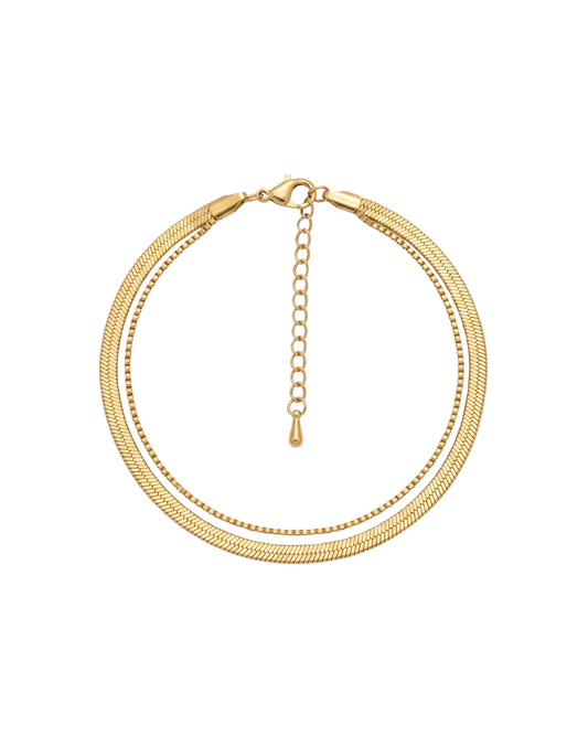 Cleo Anklet - 18K Gold
