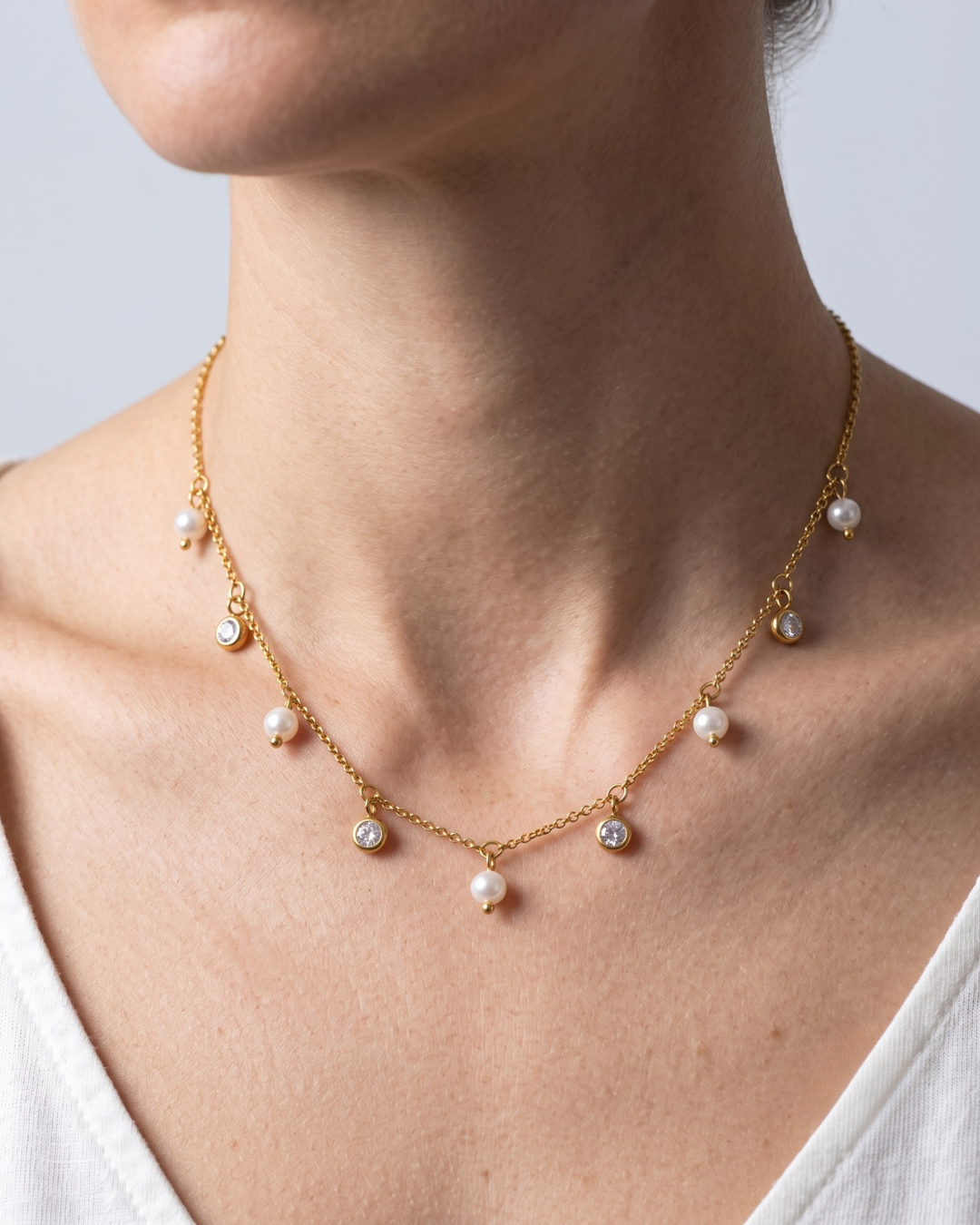 Selene Necklace - 18k Gold Plated