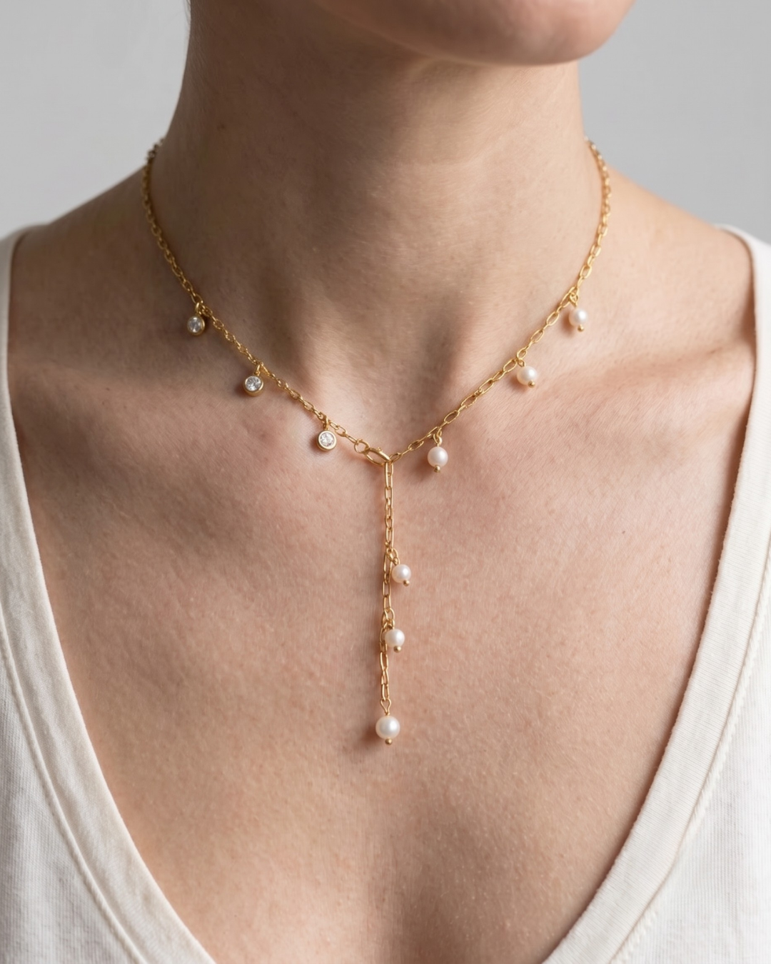 Nerine Necklace - 18k Gold Plated
