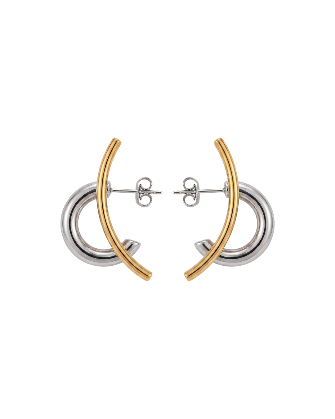 Ria Mixed Studs 18k Gold Plated