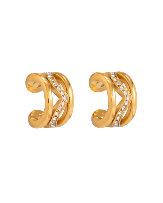 Seoul Ear Cuff -18k Gold Plated