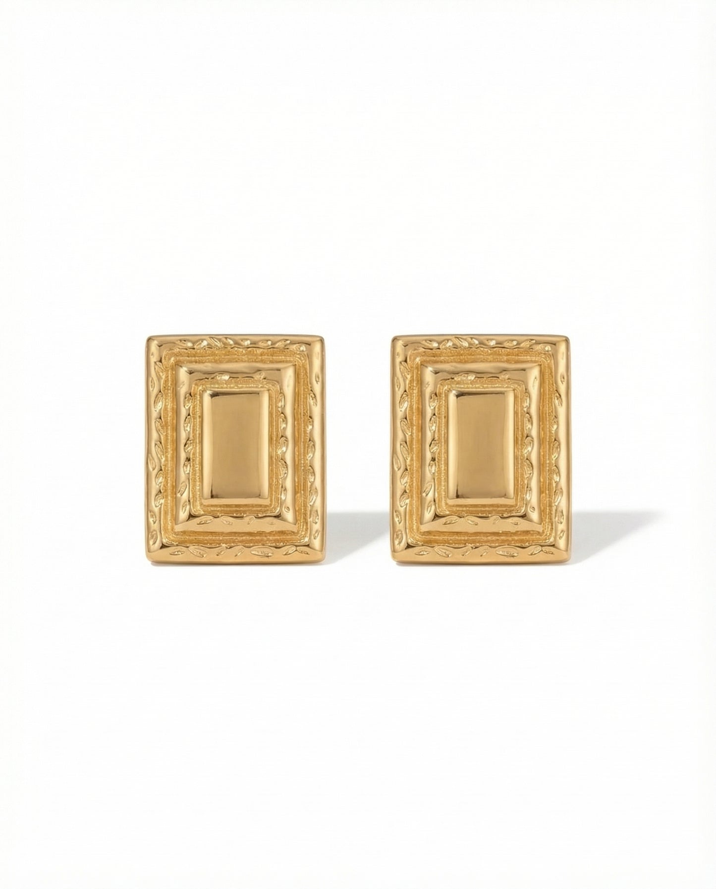 Palazzo 18K Gold-Plated Statement Earrings by Clarabelle