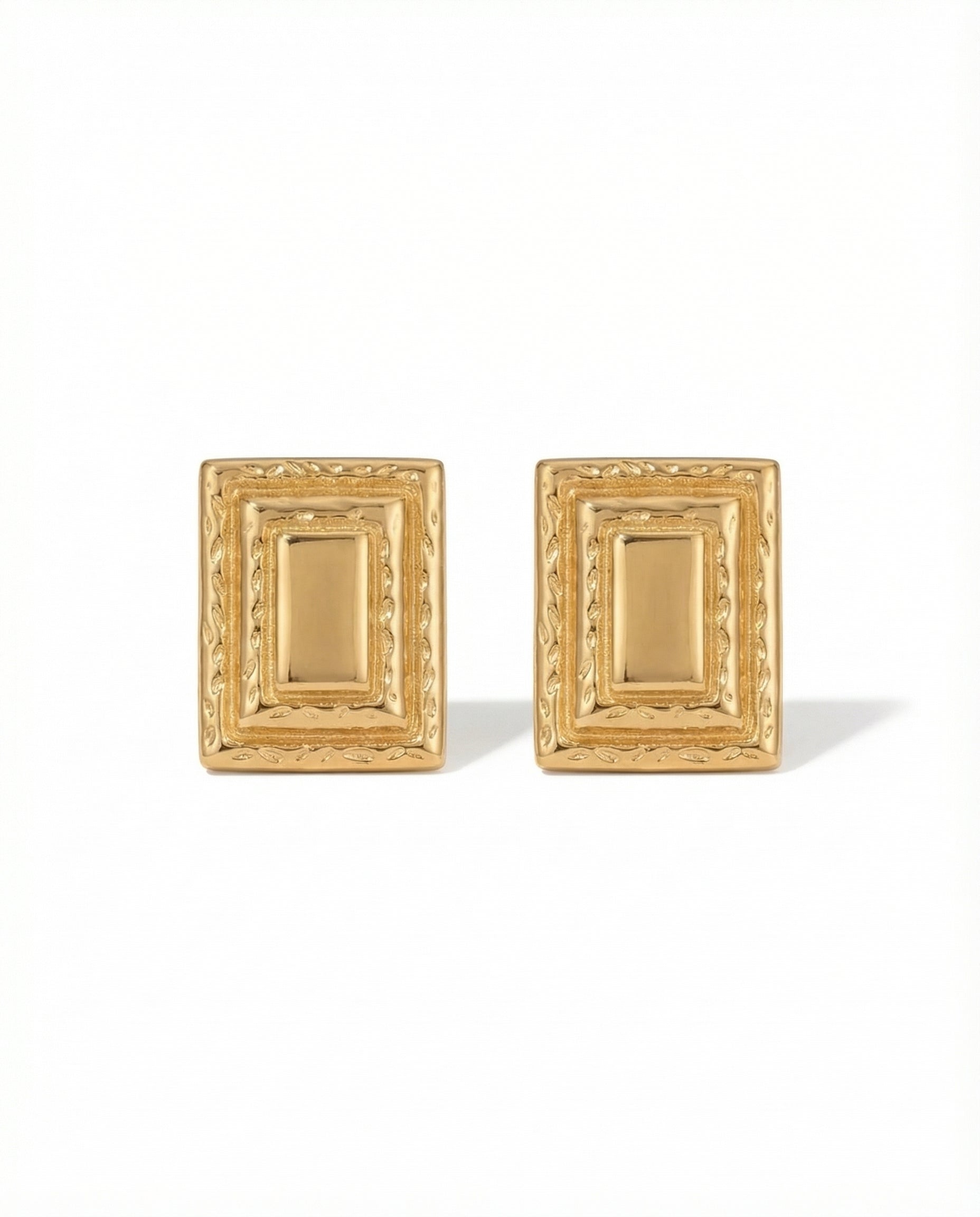 Palazzo 18K Gold-Plated Statement Earrings by Clarabelle