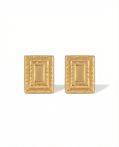 Palazzo 18K Gold-Plated Statement Earrings by Clarabelle