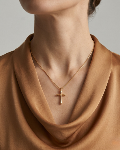 The Firenze Necklace by Clarabelle is a timeless piece with a modern edge