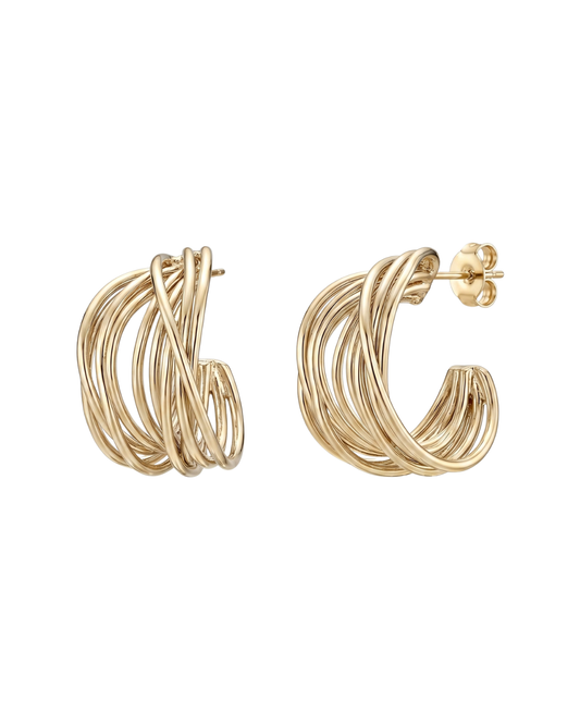 Nîmes Hoops 18k Gold Plated