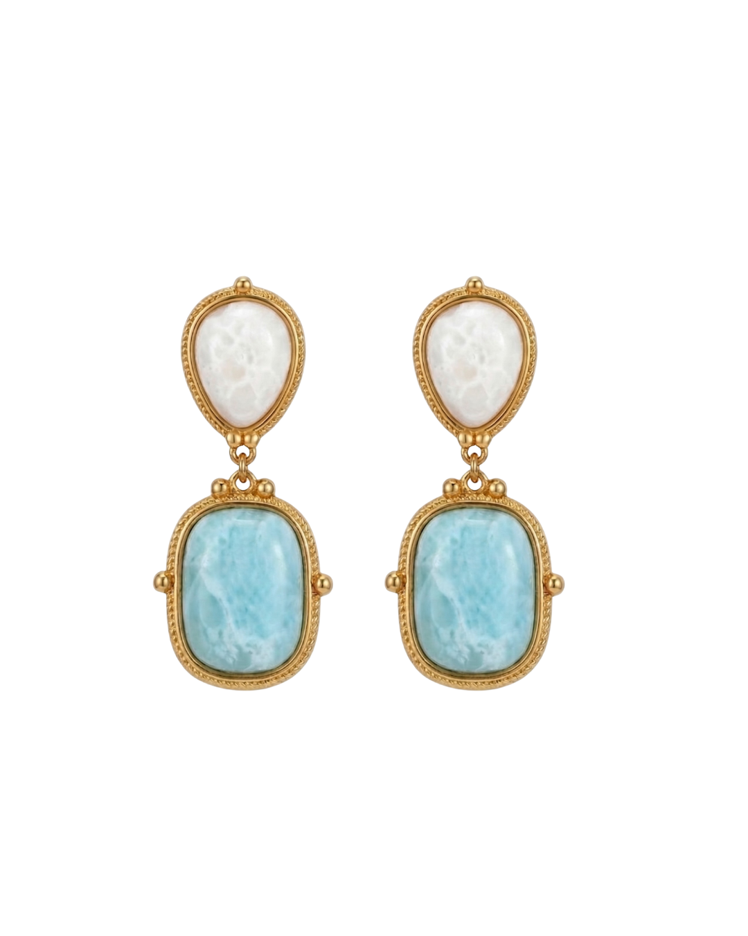 Elise Drop Earrings – 18K Gold Plated