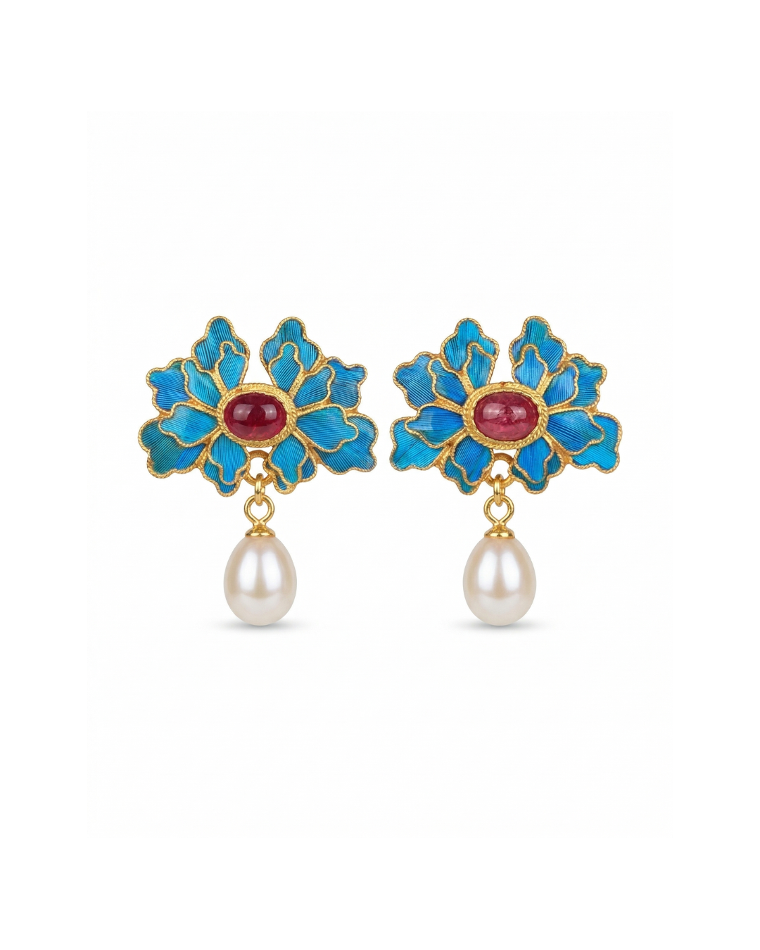 Fiordaliso Pearl Drop Earrings