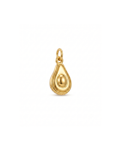 Avocado charm by Clarabelle, 18k gold plated stainless steel with jump ring