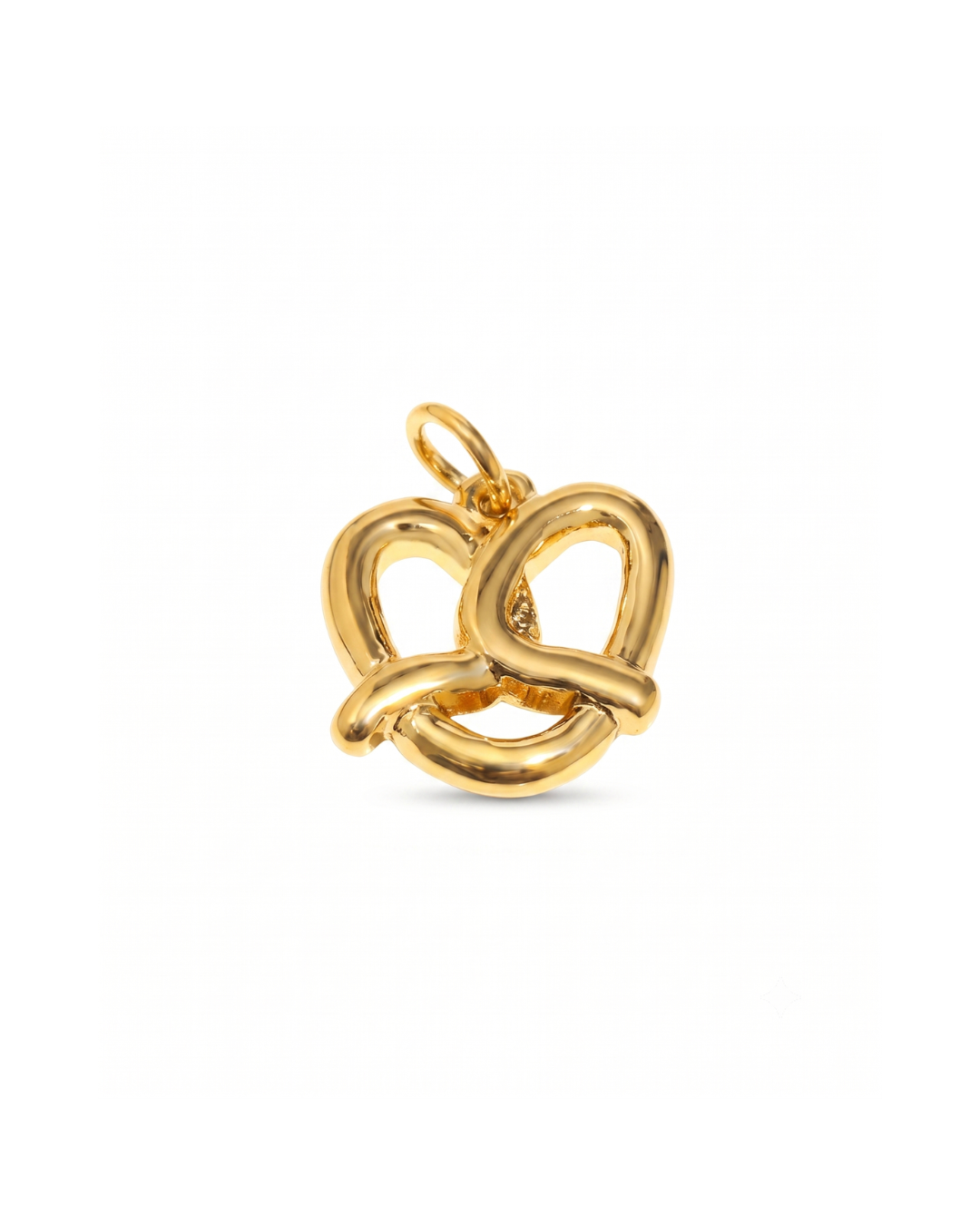 Cookie charm by Clarabelle, 18k gold plated stainless steel with jump ring