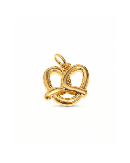 Cookie charm by Clarabelle, 18k gold plated stainless steel with jump ring